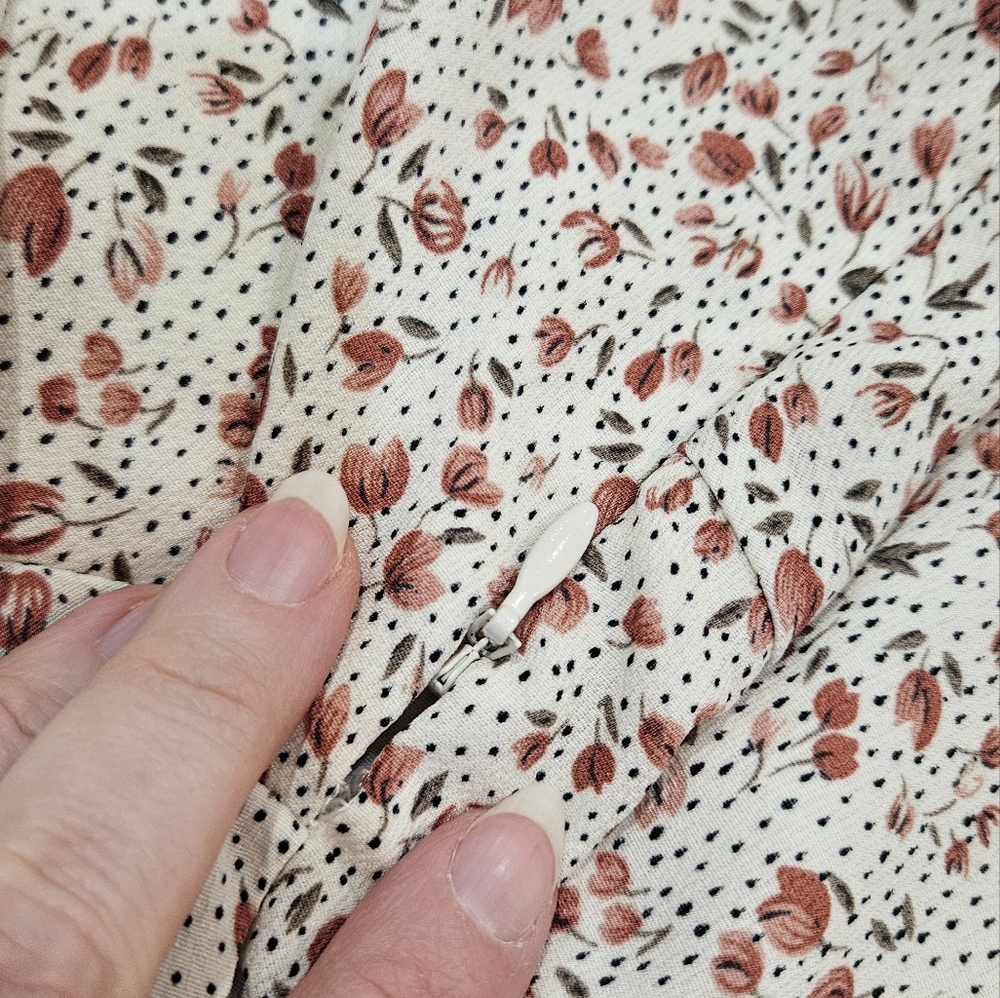 Mikarose White and Red Floral Dress - Picture 6 of 6